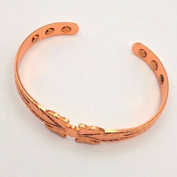 New Unisex Solid Copper Magnetic Bracelet - Arthritis‎ Pain Therapy - 8" - Picture 4 of 5